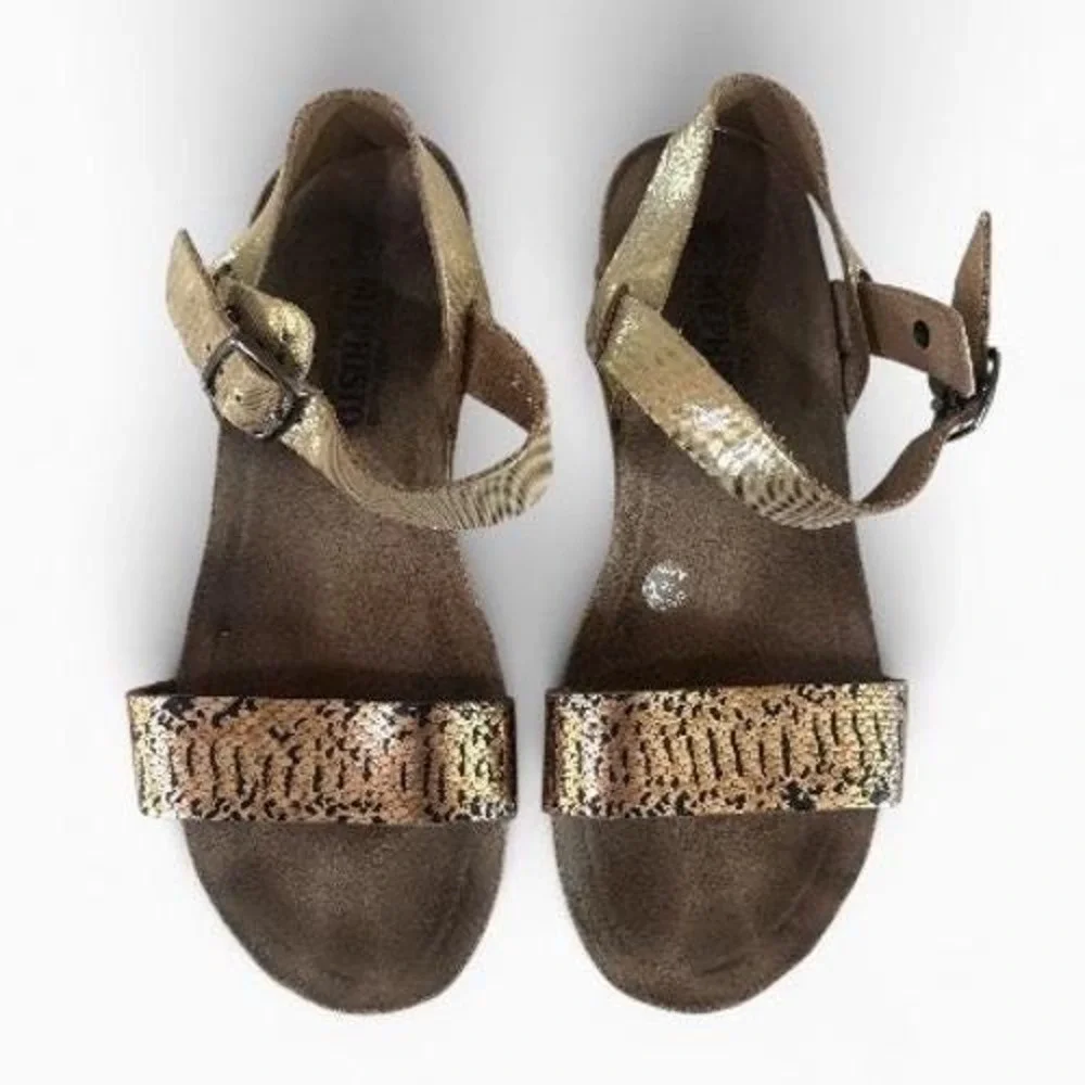 Mephisto Wedge Sandals Size 39 - Picture 3 of 7